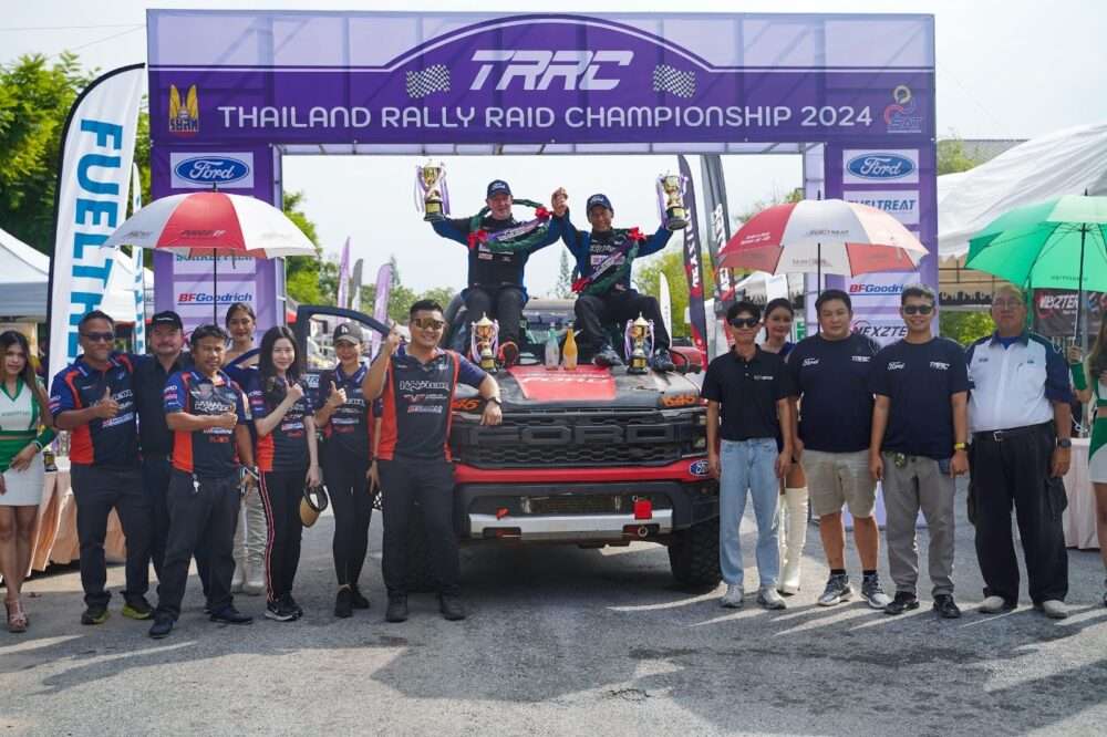 អមអរសាទរ! រថយន្ត Ranger Raptor ក្លាយជាម្ចាស់ជើងឯក​ក្នុងការប្រកួត Thailand Rally Raid Championship 2024!